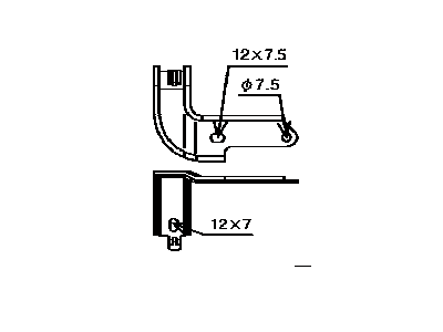 Lexus 82715-30E00 Bracket, Wiring Harness