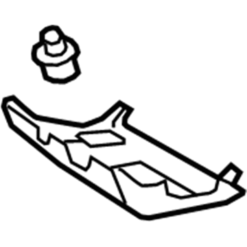 Lexus 75631-60020-B0 Garnish, Roof Top, Front