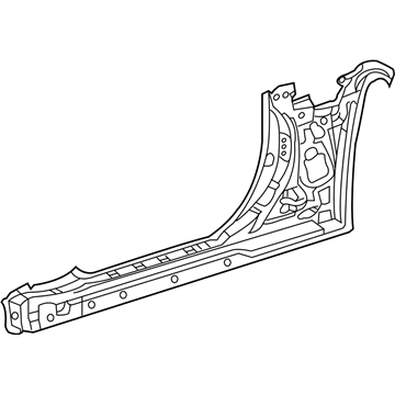 Lexus 61401-24901 Panel, Rocker, Outer RH