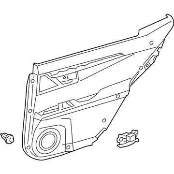 Lexus 67640-06K40-E0 Panel Assembly, Rear Door