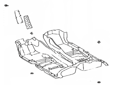 Lexus 58510-30K10-C1 Carpet Assembly, Floor