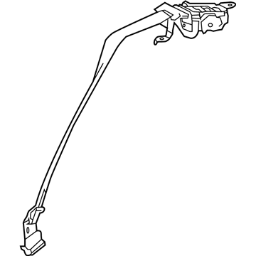 Lexus 73360-11010-C6 Belt Assembly, Rear Seat