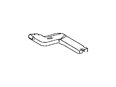 Lexus 87215-0E010 Guide, Air Duct, Rear RH