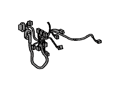 Lexus 82153-50280 Wire, Rear Door, NO.1