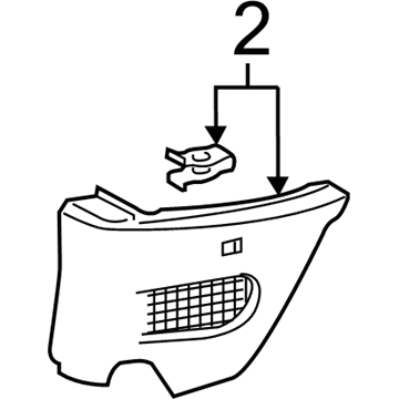 Lexus 58467-78040-C0 Board, Battery Service Cover