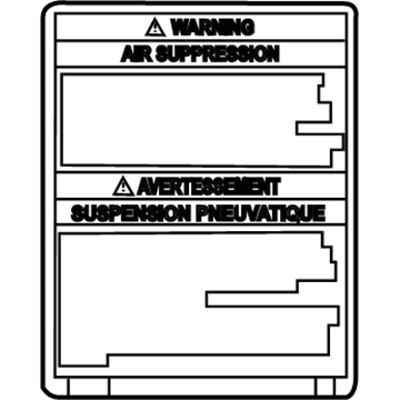 Lexus 48969-50060 Label, Jack Up Caution