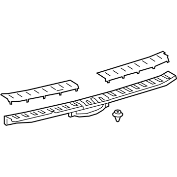 Lexus 58387-48110-E0 Plate, Rear Floor Finish