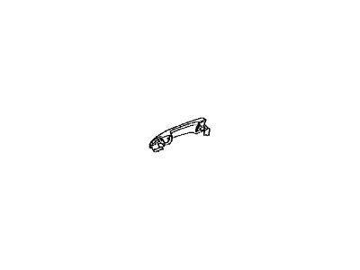 Lexus 69210-48040-J4 Door Handle Assembly, Outside Right