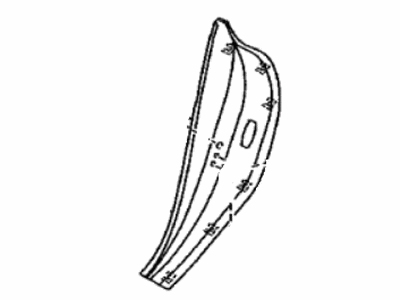 Lexus 75375-77020 Ornament, Quarter Panel