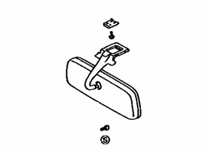 Lexus 87810-50010-06 Mirror Assy, Inner Rear View