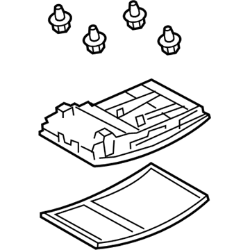 Lexus 81260-0E240-B0 Lamp Assy, Map