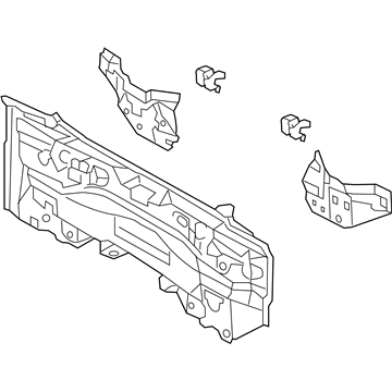 Lexus 58307-76011 Panel Sub-Assy, Body Lower Back