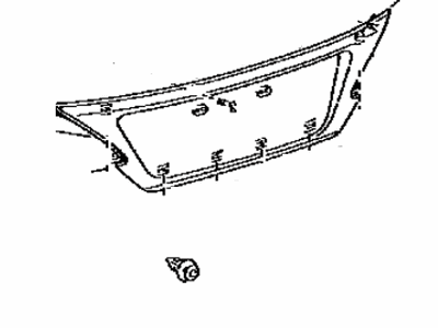 Lexus 76801-53050-C1 GARNISH Sub-Assembly, Back Door