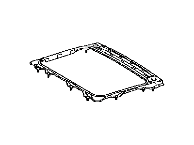 Lexus 63142-50030 Reinforcement Sub-Assy, Roof Panel, Rear