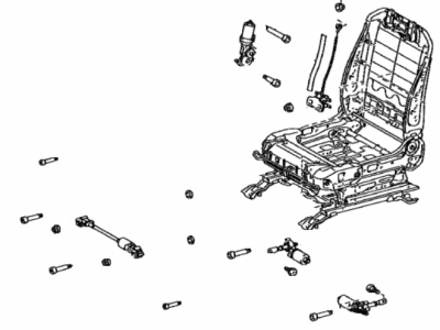 Lexus 71110-33280 Frame Assembly, Front Seat