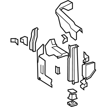 Lexus 53202-60211 Support Sub-Assy, Radiator