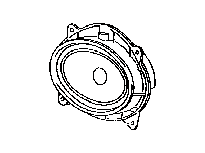 Lexus 86160-0E120 Speaker Assy, Front NO.1