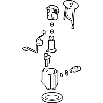 Lexus 77020-53084 Tube Assy, Fuel Suction W/Pump & Gage