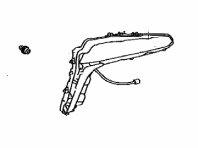 Lexus 81551-11170 Lens & Body, Rear Combination Lamp