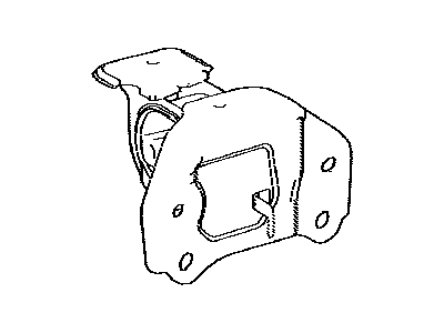 Lexus 12372-36080 INSULATOR, Engine Mounting