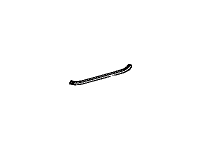 Lexus 62330-50010 WEATHERSTRIP Assembly, Rear Door