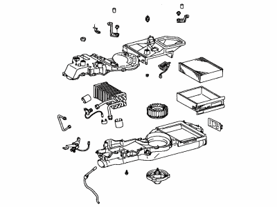 Lexus 87030-50010 Blower Assy, Air Conditioner