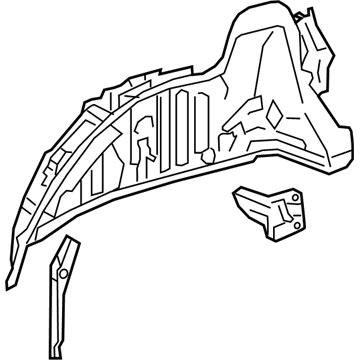 Lexus 61608-48070 Panel Sub-Assembly, Quarter