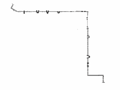 Lexus 47316-0E030 Tube, Front Brake, NO.6