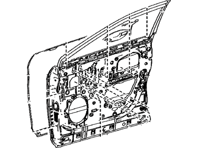 Lexus 67002-0E140 Panel Sub-Assembly, Front Door Inside