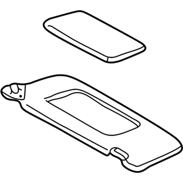 Lexus 74310-24192-A0 Visor Assy, RH