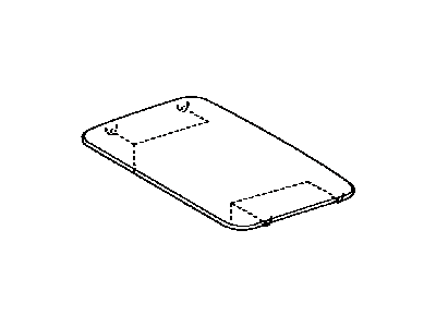 Lexus 63201-06120 Sunroof Sub-Glass Assembly