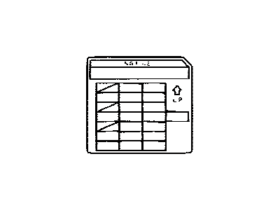 Lexus 82683-50120 Plate, Fuse Block Caution