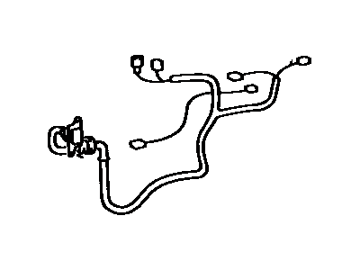 Lexus 82153-30350 Wire, Rear Door, NO.1