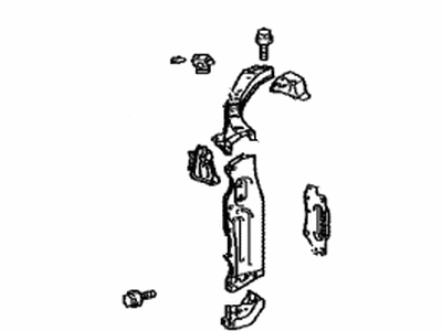 Lexus 53202-30170 Support Sub-Assy, Radiator