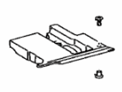 Lexus 58674-48050 Pad, Rear Floor Silencer