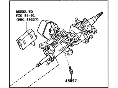 Lexus 45250-30A60 Column Assy, Steering