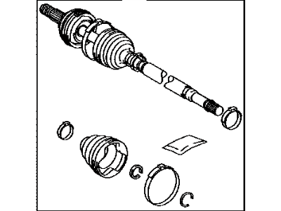 Lexus 43460-69177 Shaft Assembly, OUTBOARD