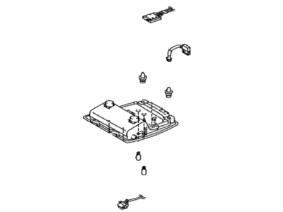 Lexus 81260-0E080-B0 Lamp Assy, Map