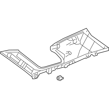 Lexus 62480-48220-A0 GARNISH Assembly, Roof Side