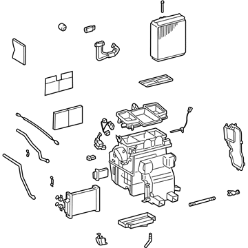 Lexus 87050-33380 Radiator Assy, Air Conditioner