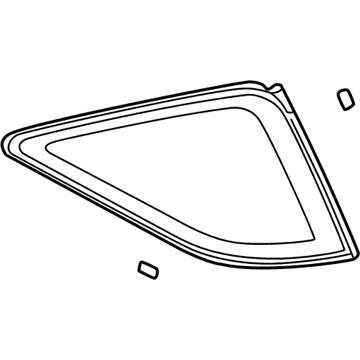 Lexus 62710-48070 Window Assy, Quarter, RH