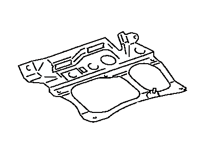 Lexus 89667-24040 Bracket, Engine Control Computer