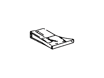 Lexus 87215-50010 Guide, Air Duct, Rear