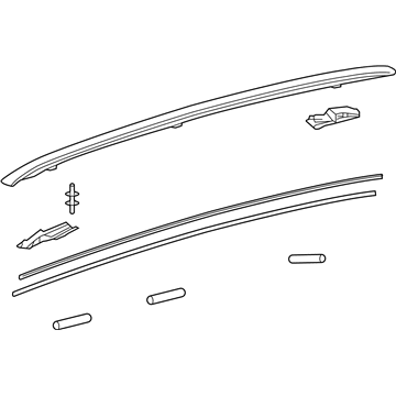 Lexus 63470-48090 Rack Assy, Roof, LH