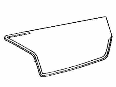 Lexus 64461-30270 Weatherstrip, Luggage Compartment Door