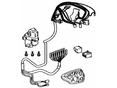 Lexus 87966-48731 RETRACTOR, Outer Mir