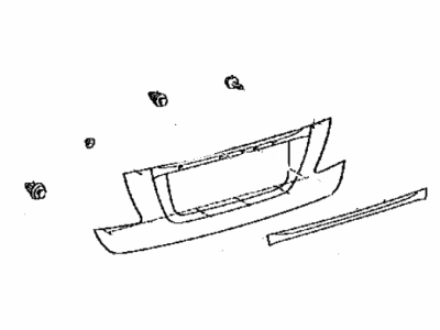 Lexus 76801-50100-C1 GARNISH Sub-Assembly, Luggage