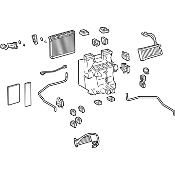 Lexus 87050-50161 Radiator Assy, Air Conditioner