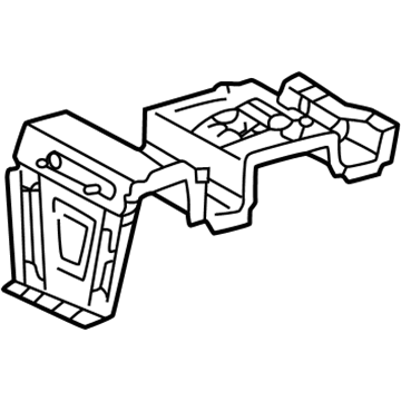 Lexus 64202-30120 Extension Sub-Assy, Package Tray, LH