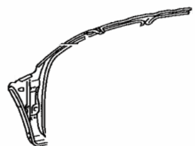 Lexus 61211-30190 Rail, Roof Side, Outer RH